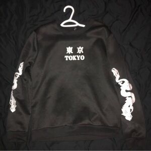 SHEIN Black Tokyo Sweater